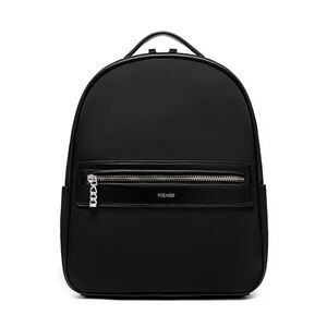 PIXIE MOOD‎ Hannah recycled nylon backpack | Black minimalist bag